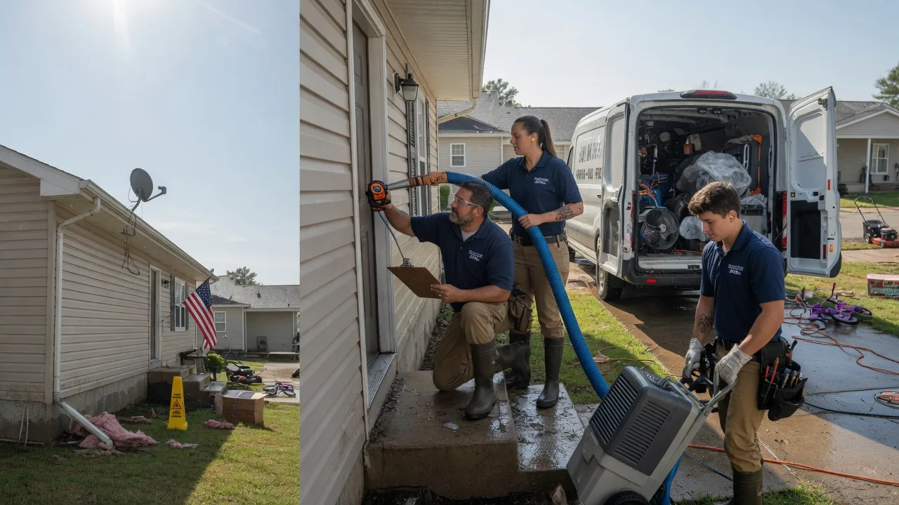 Ceiling Water Damage Restoration in Randolph, MS near me